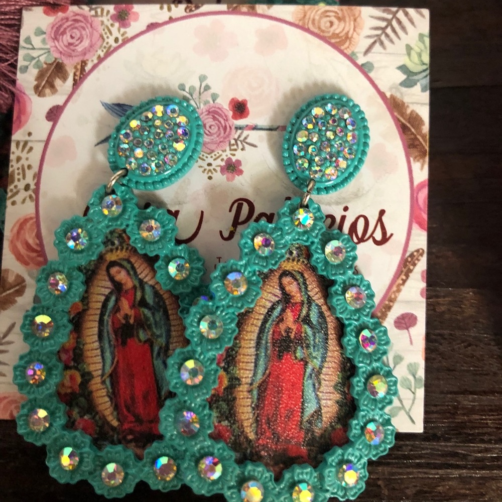 Virgen De Guadalupe Earrings